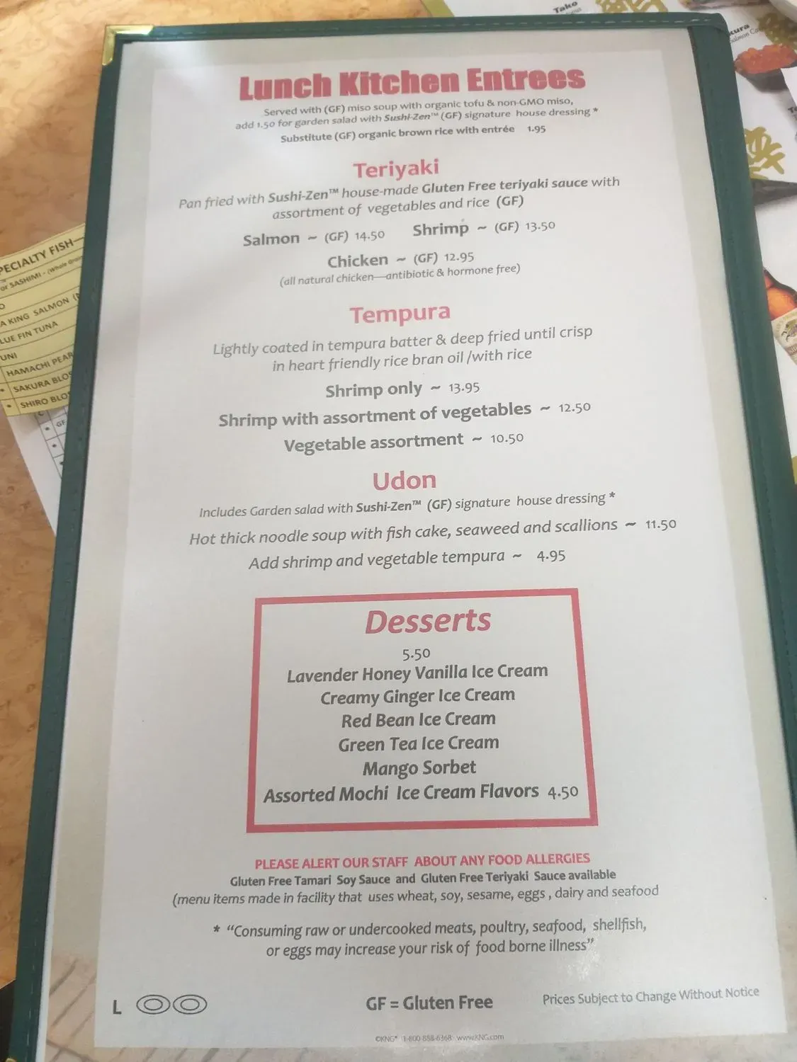 Menu 4