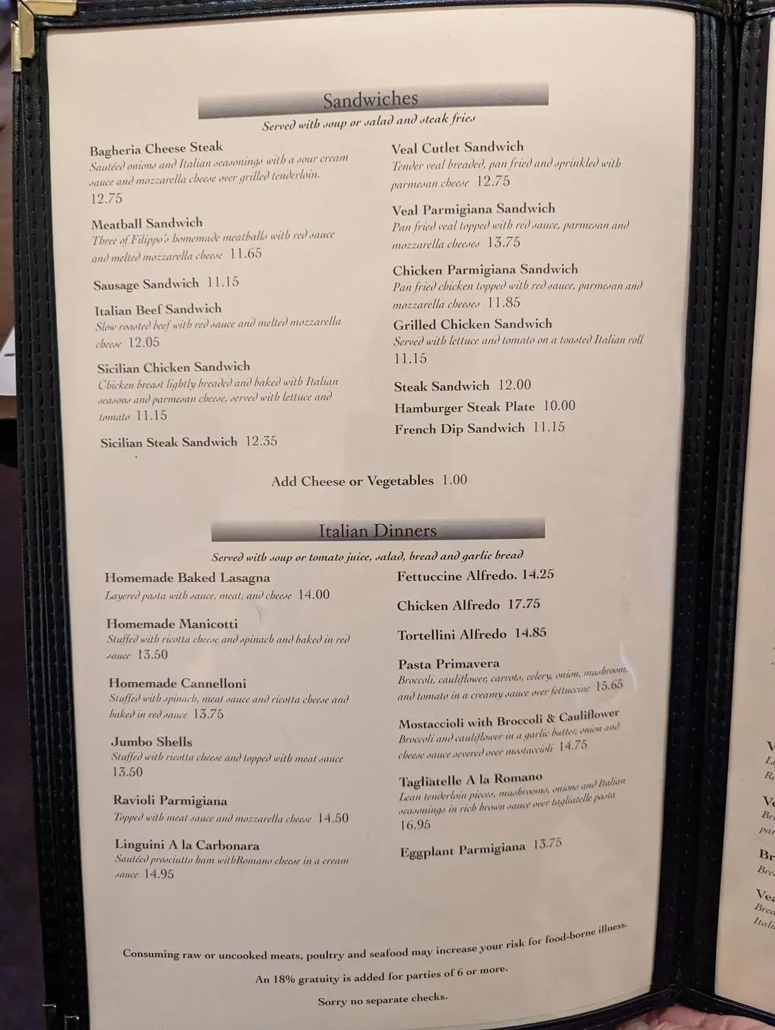 Menu 4