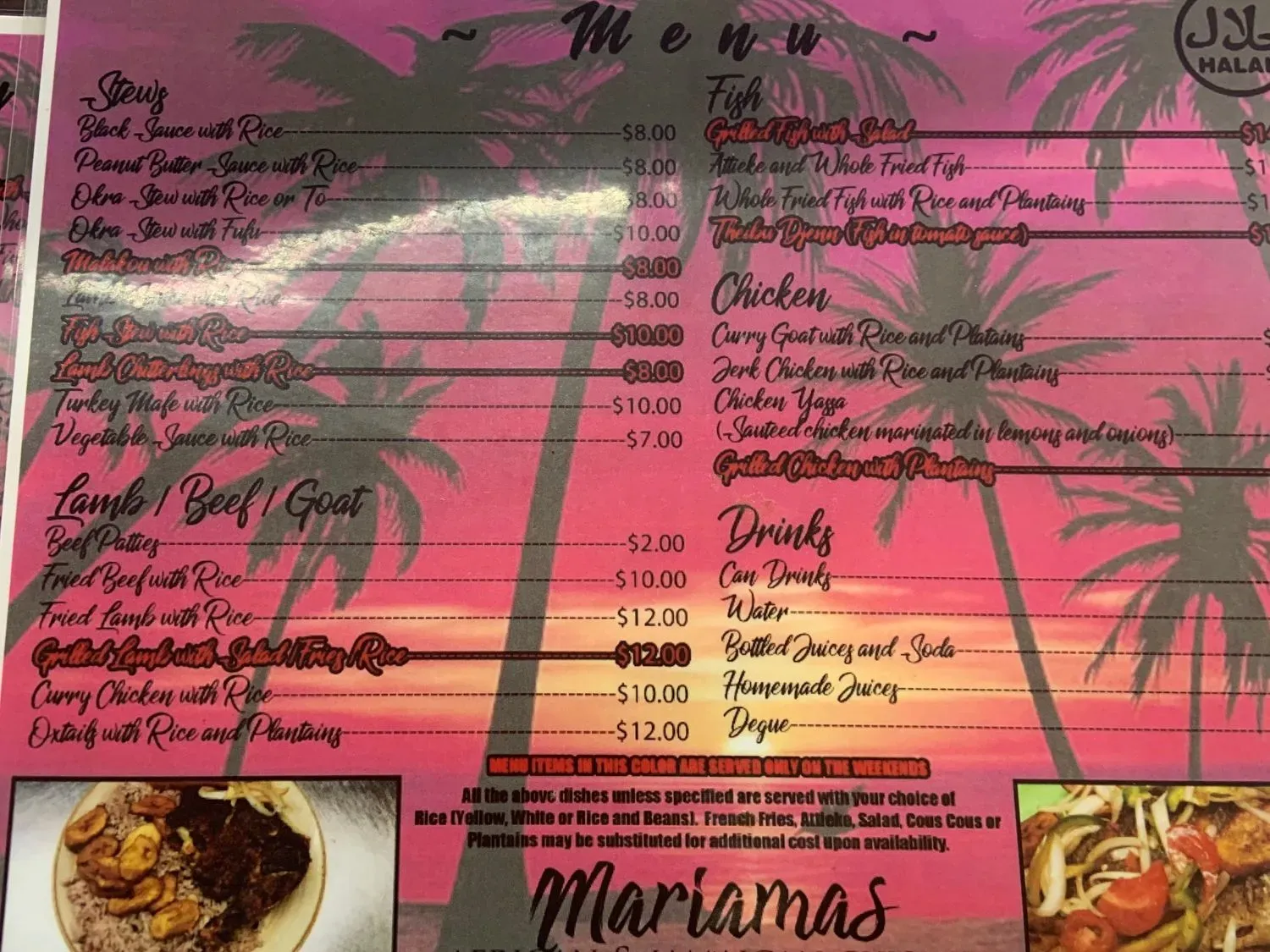 Menu 2