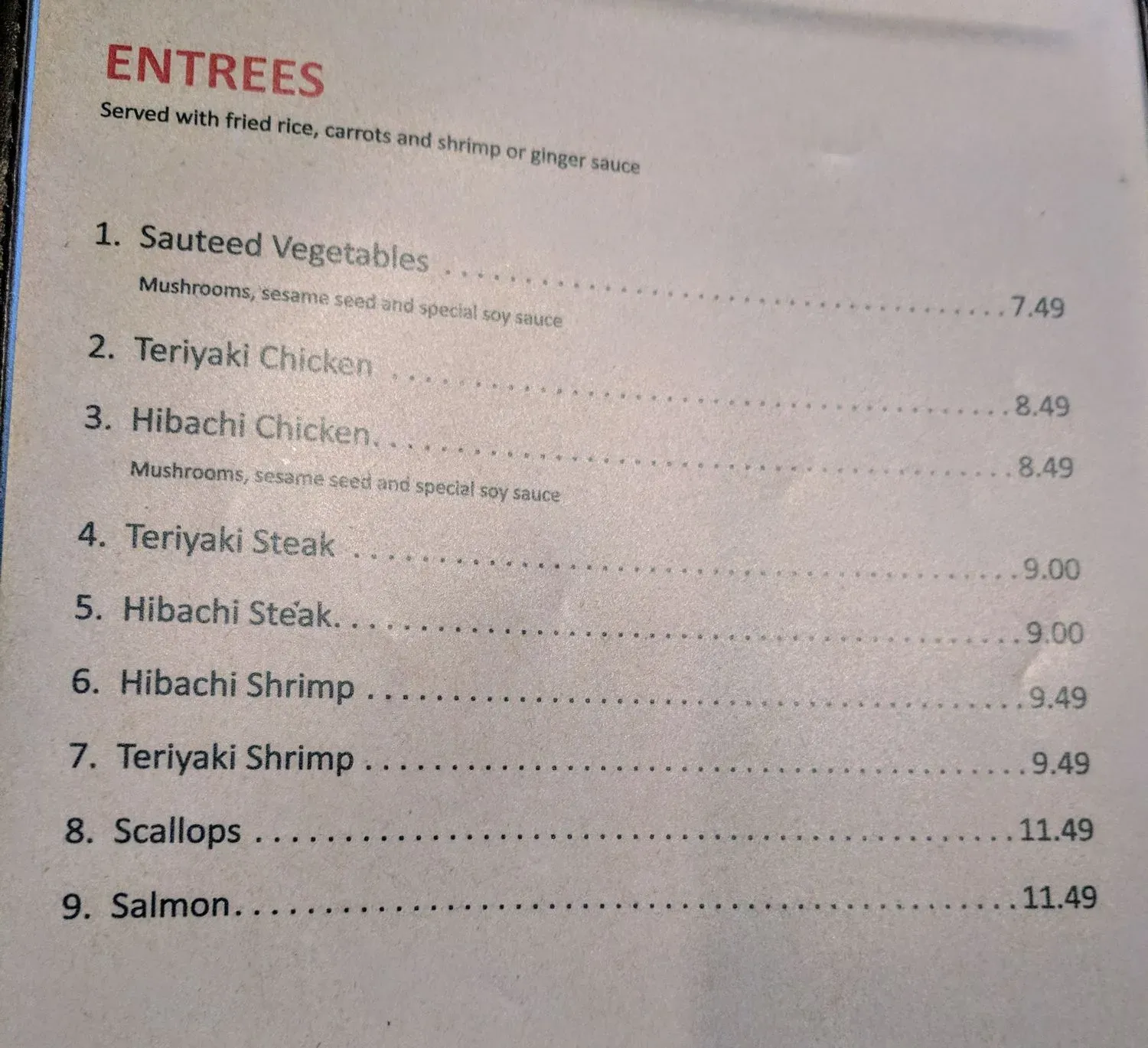 Menu 6