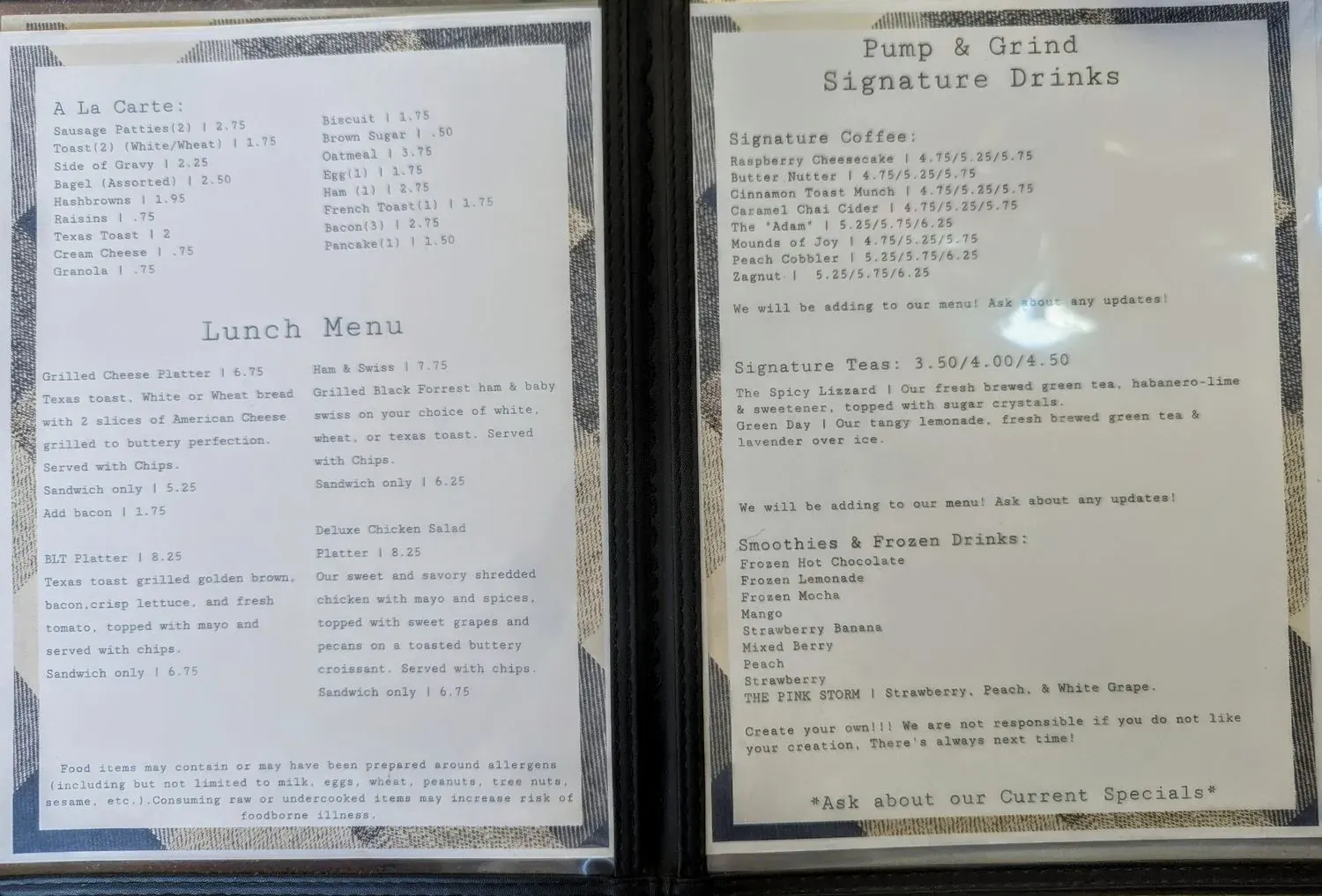 Menu 3