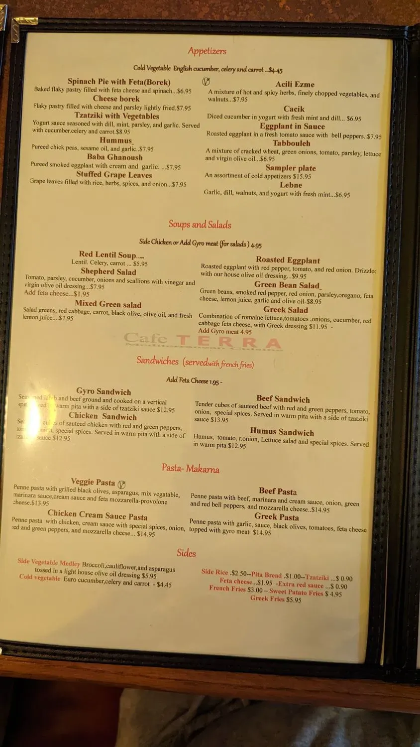 Menu 5