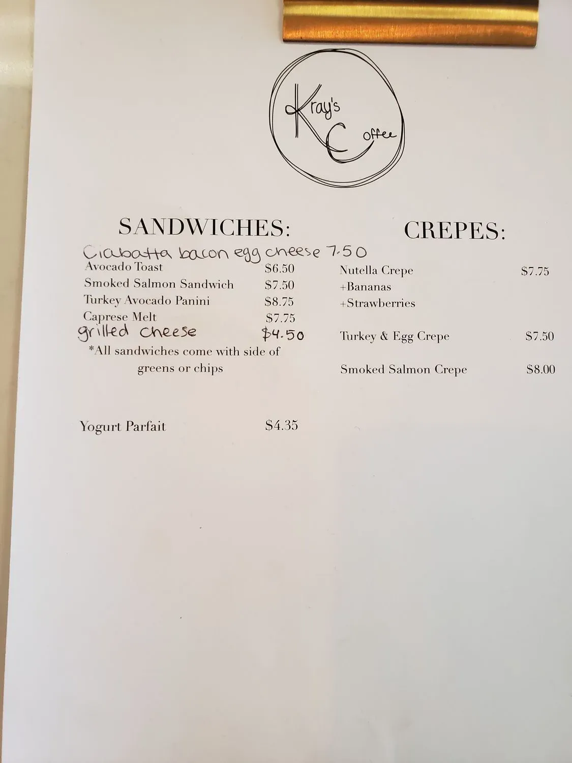 Menu 3