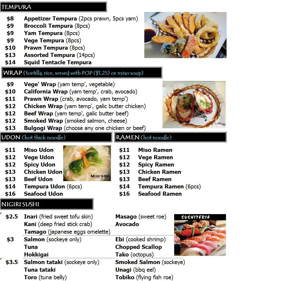 Menu 6