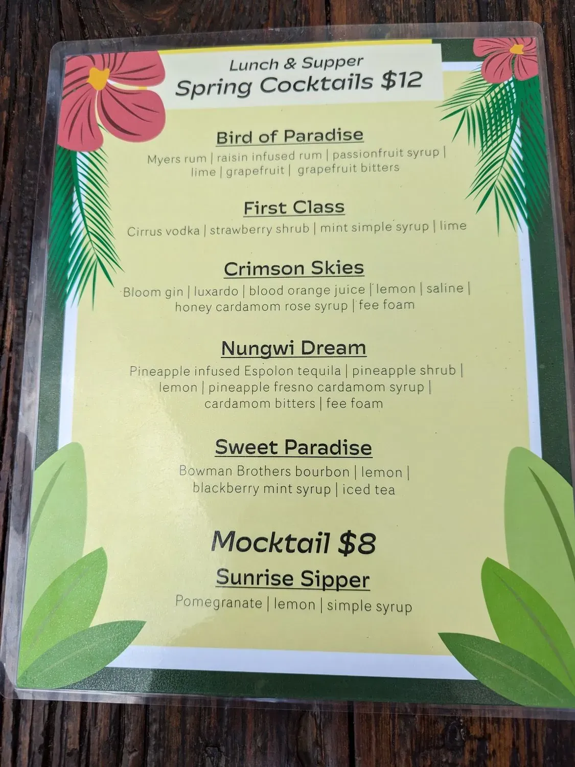 Menu 5