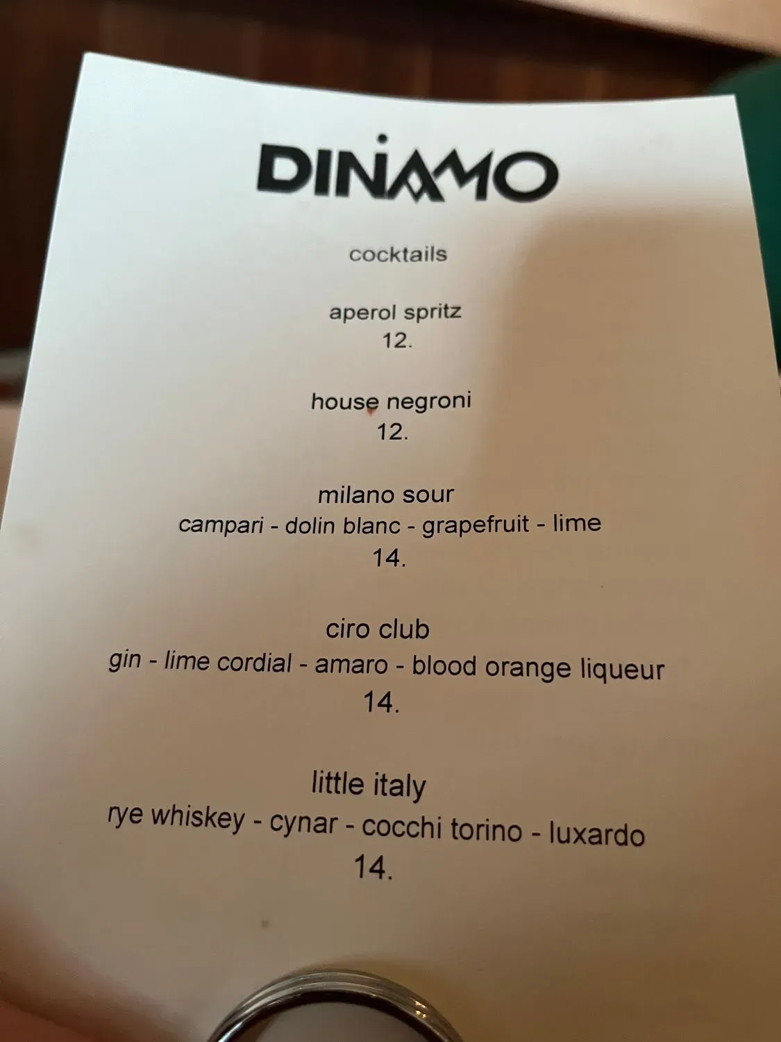 Menu 4