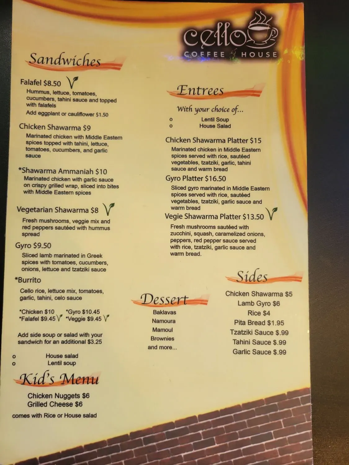 Menu 4