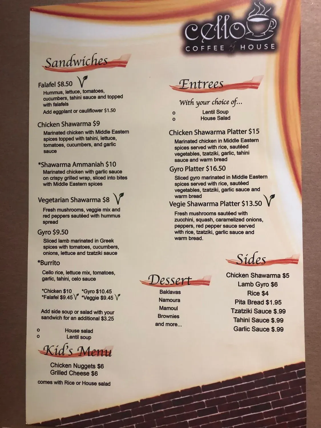 Menu 3