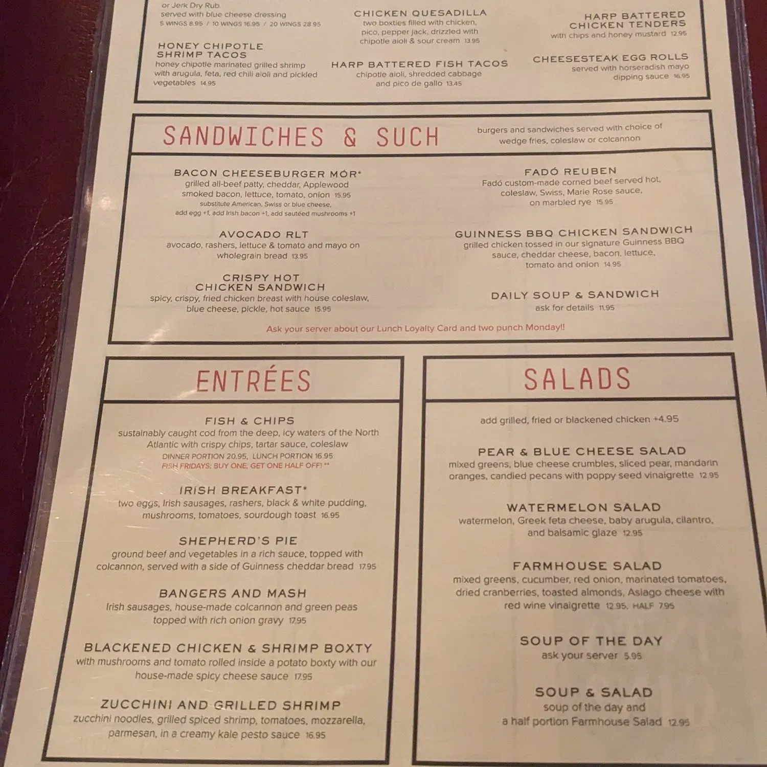 Menu 2