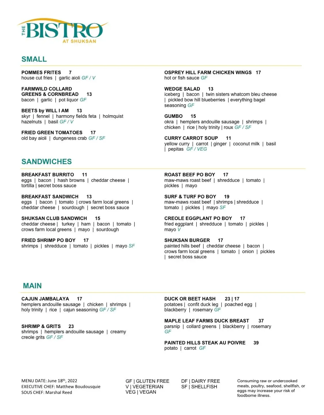 Menu 2