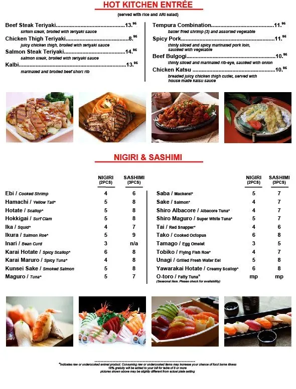 Menu 4