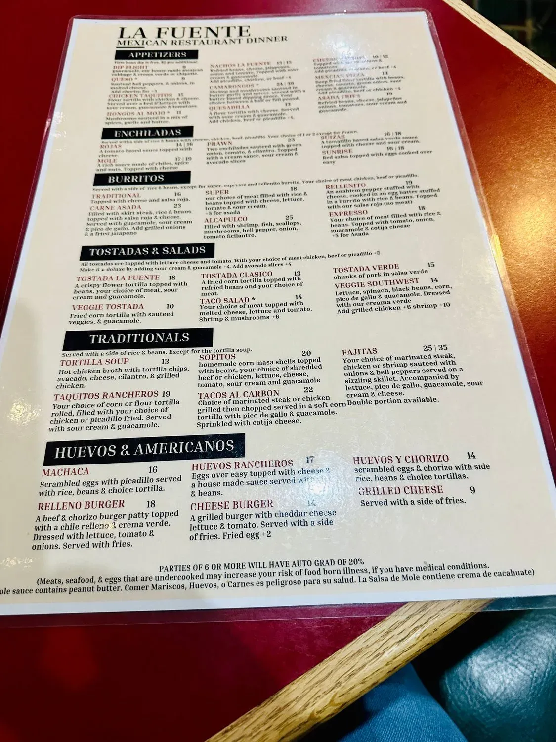 Menu 4