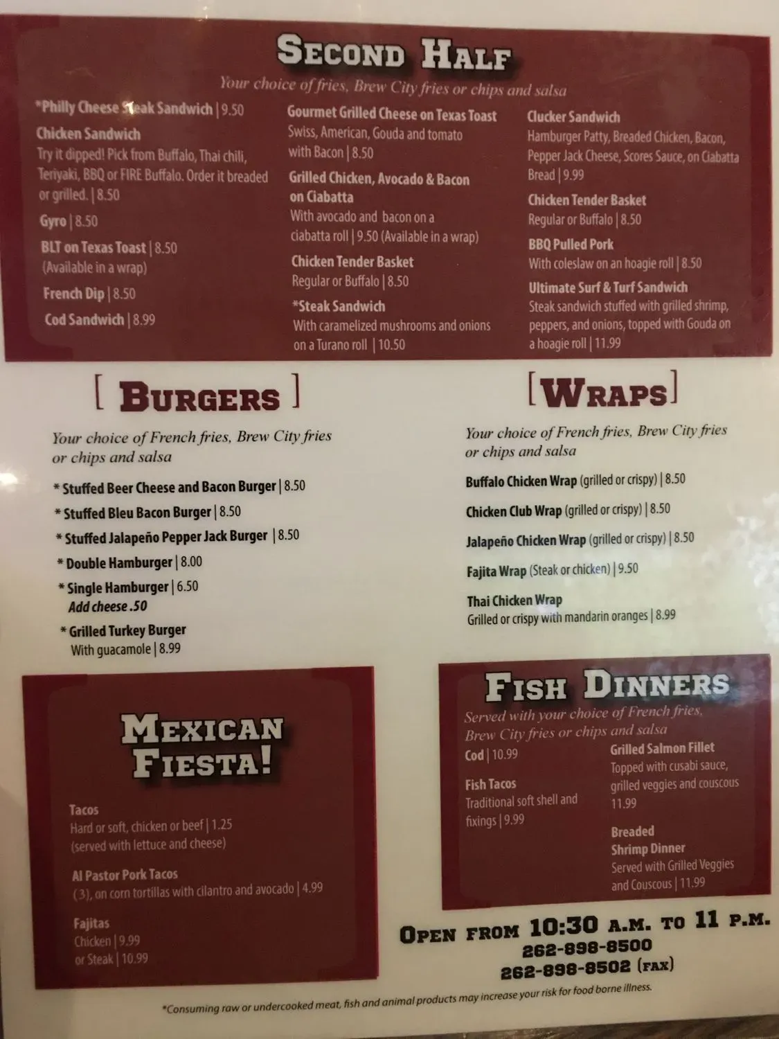 Menu 6