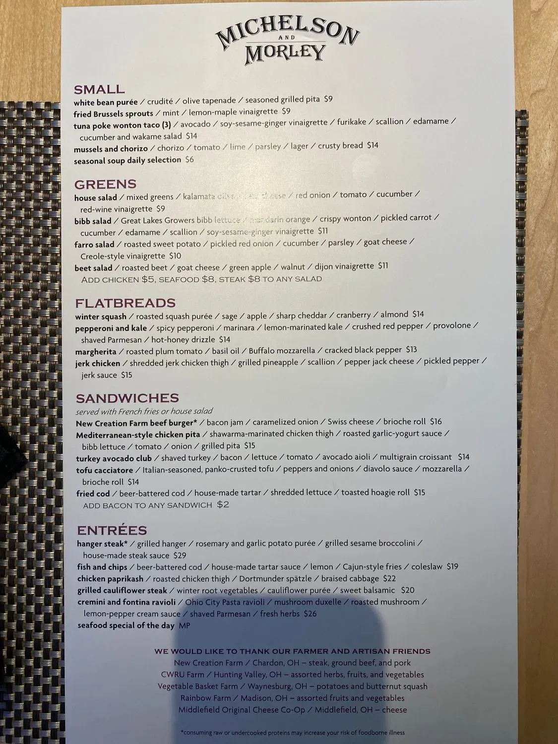 Menu 2