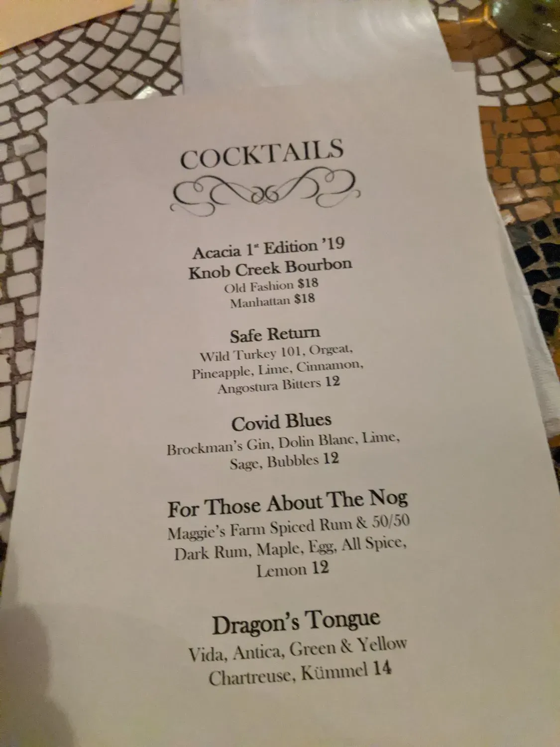 Menu 4