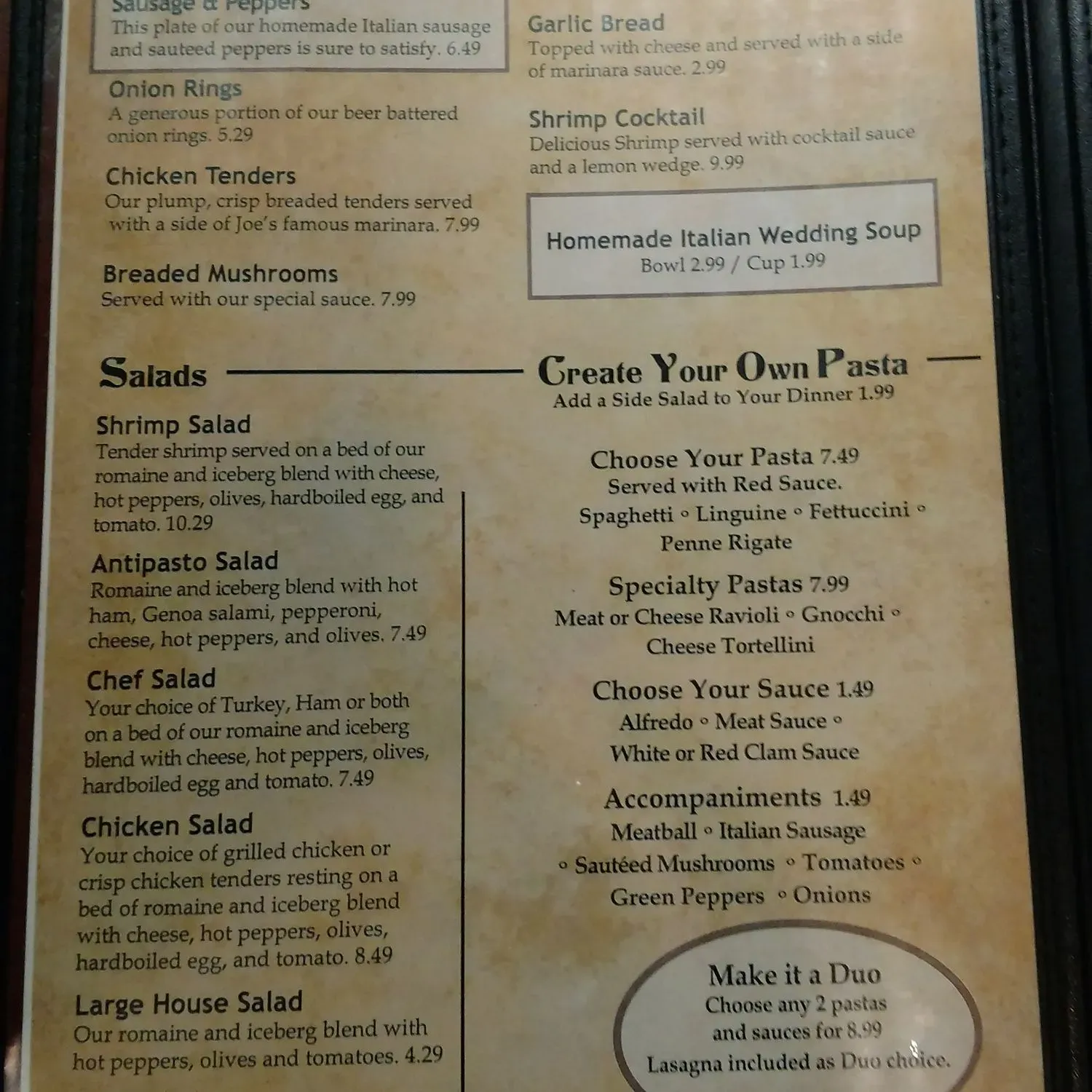 Menu 2