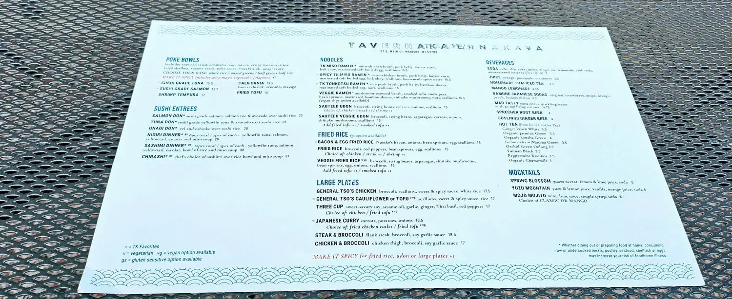 Menu 5