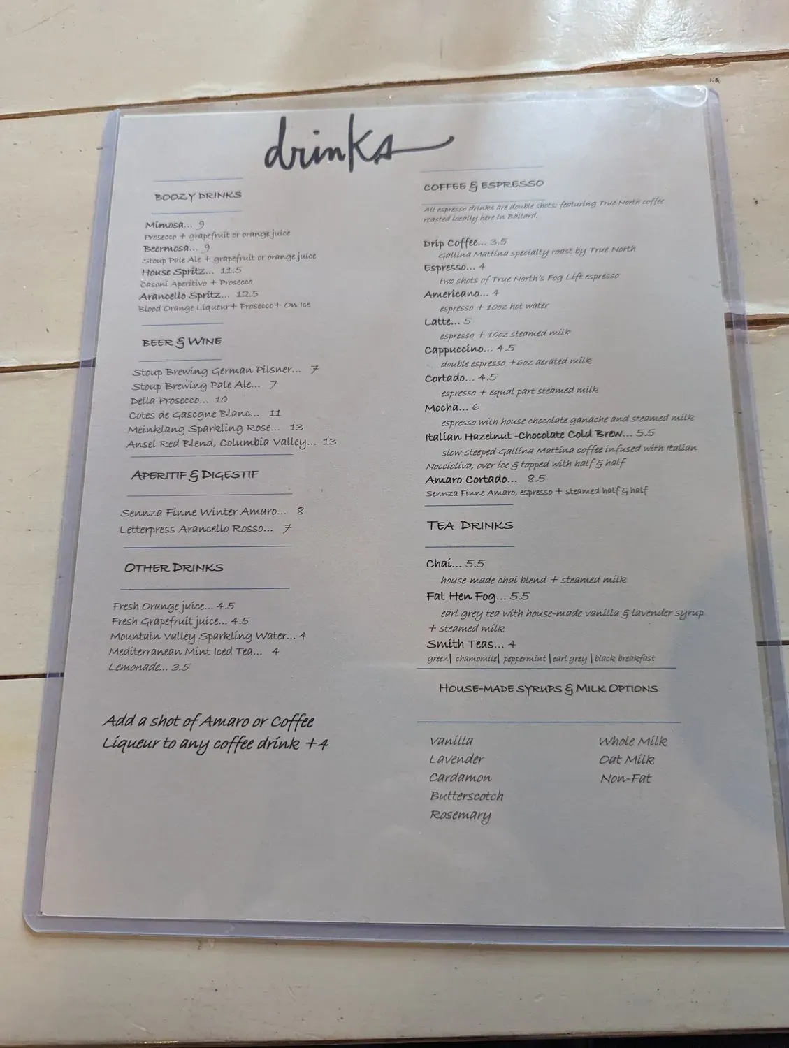 Menu 4