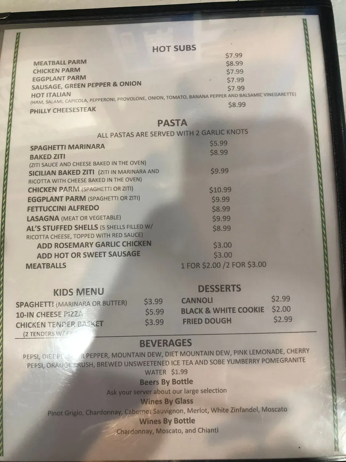 Menu 3