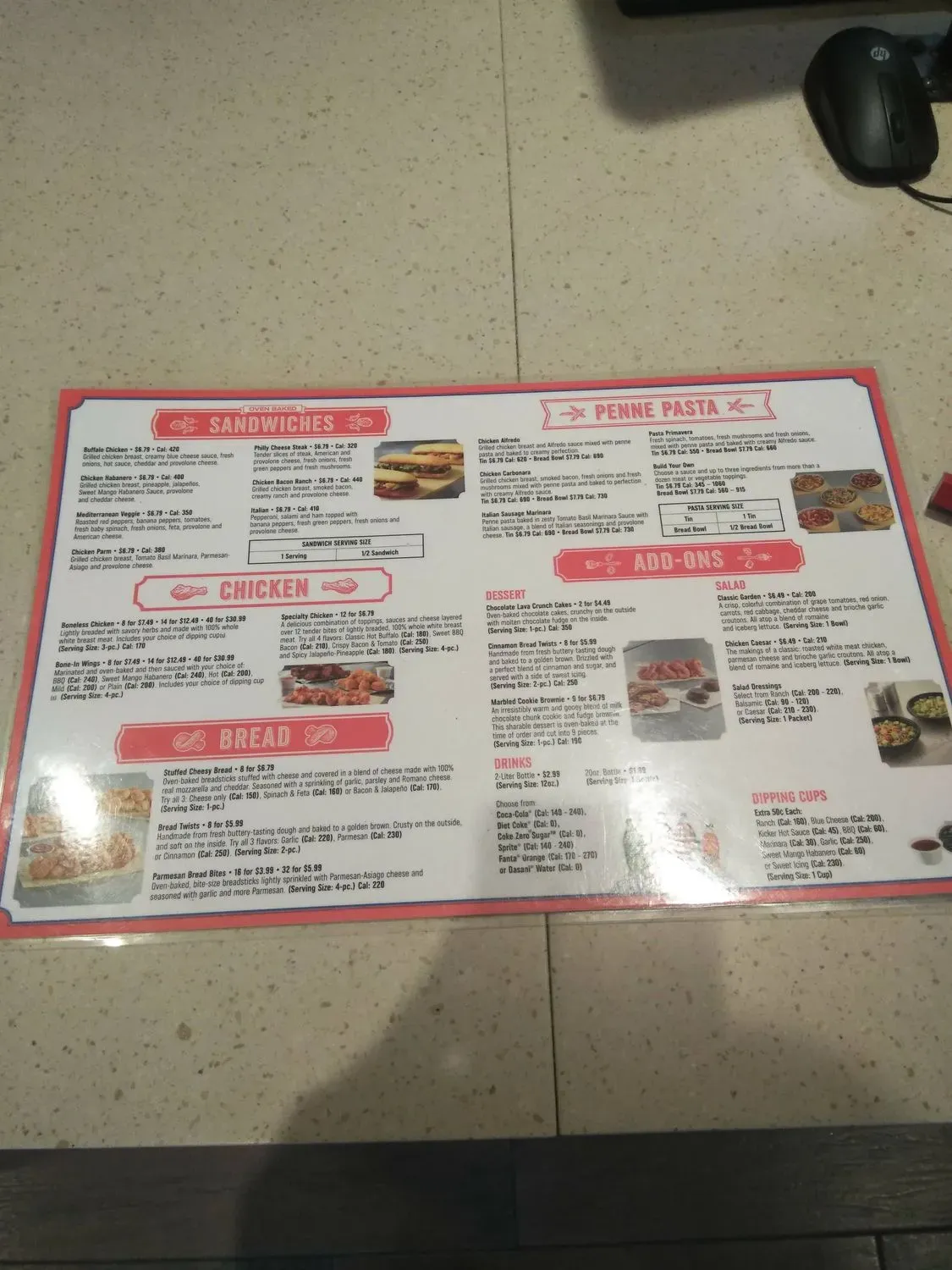 Menu 2