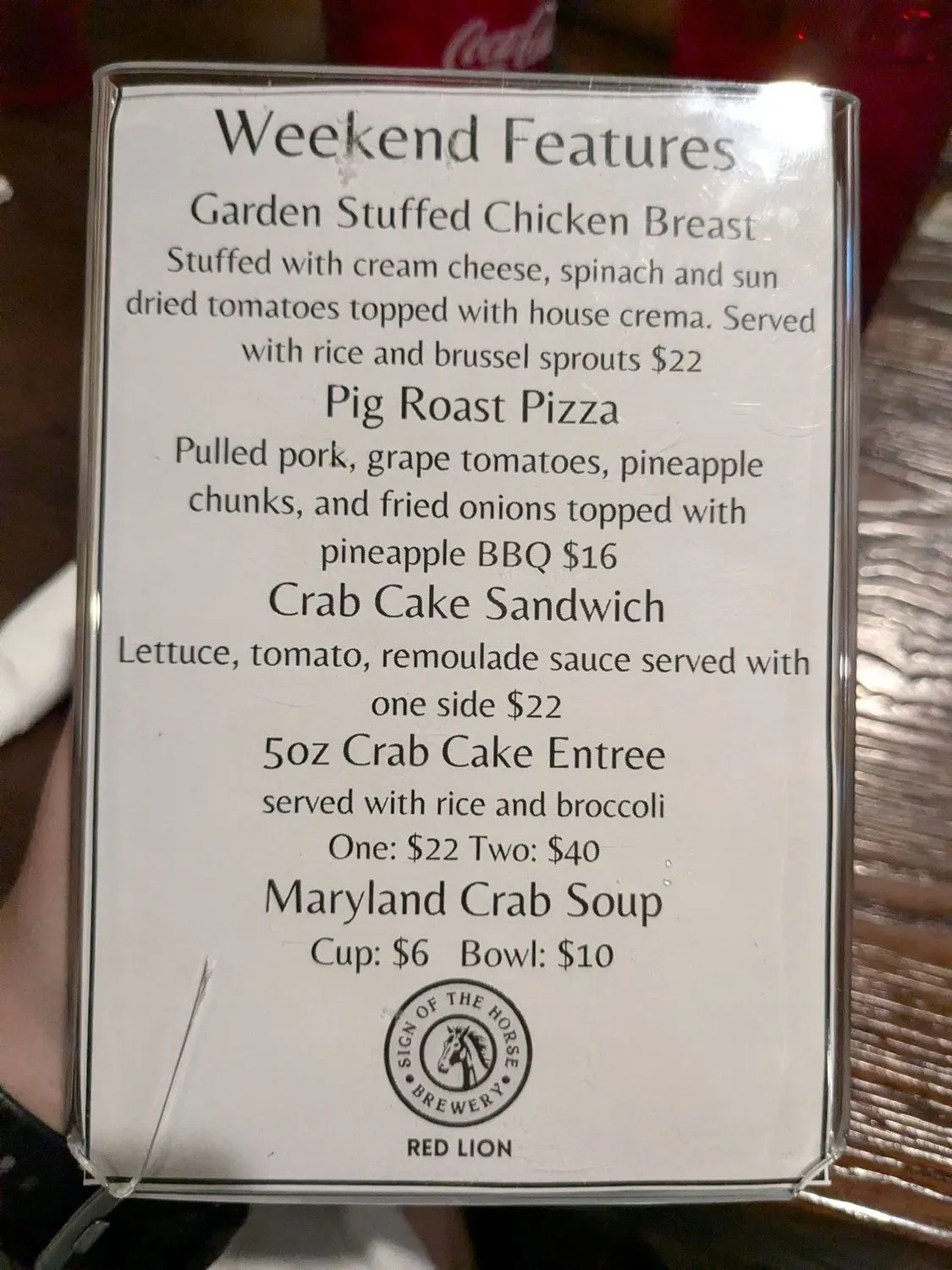 Menu 5