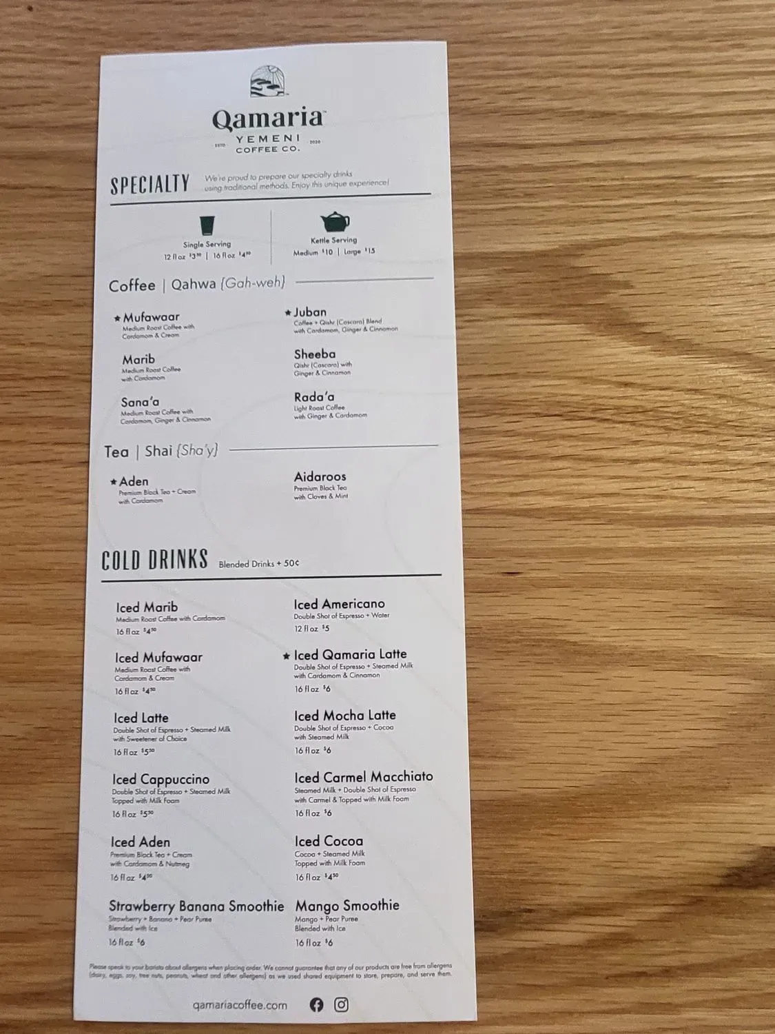 Menu 6