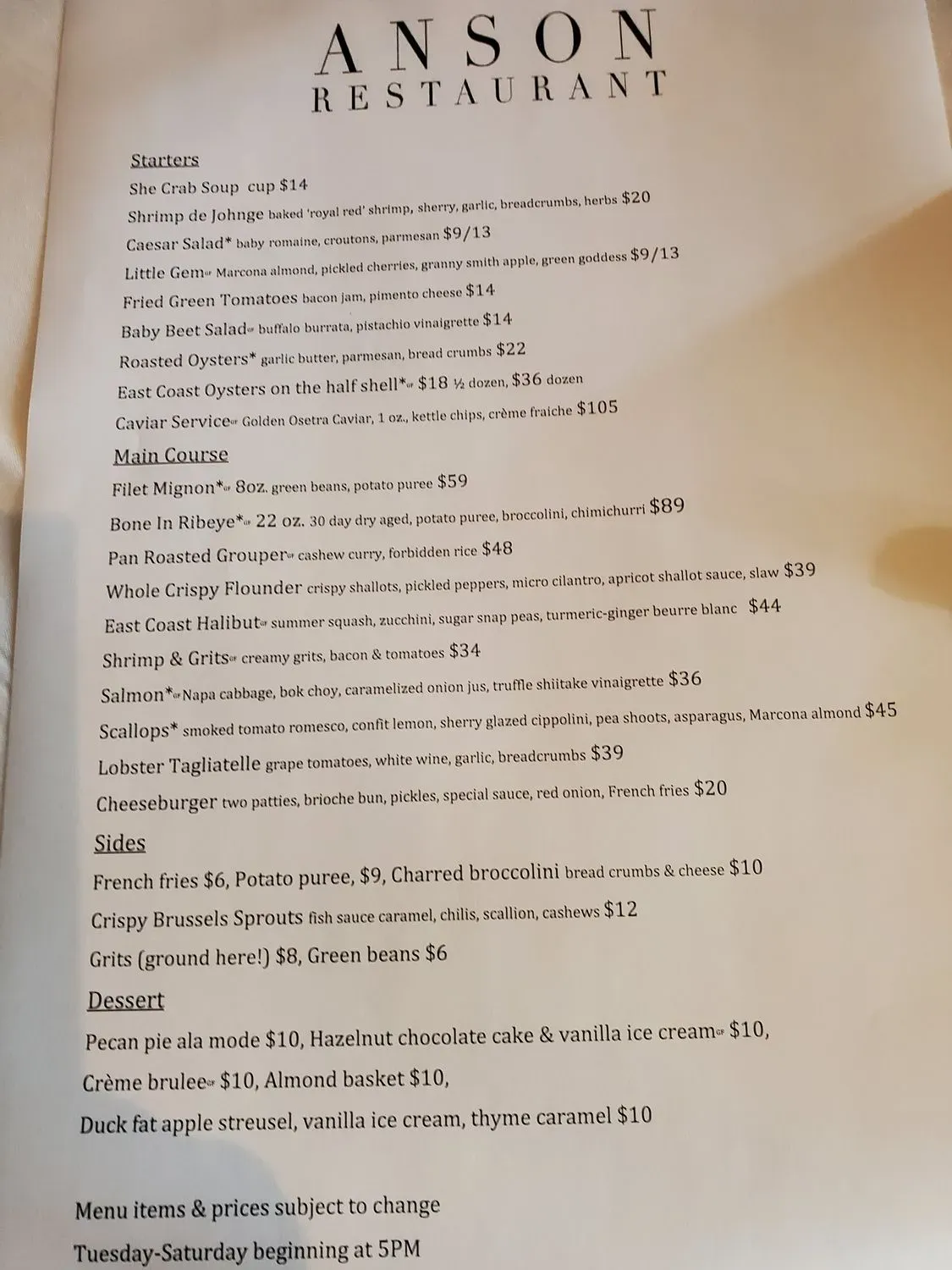 Menu 2