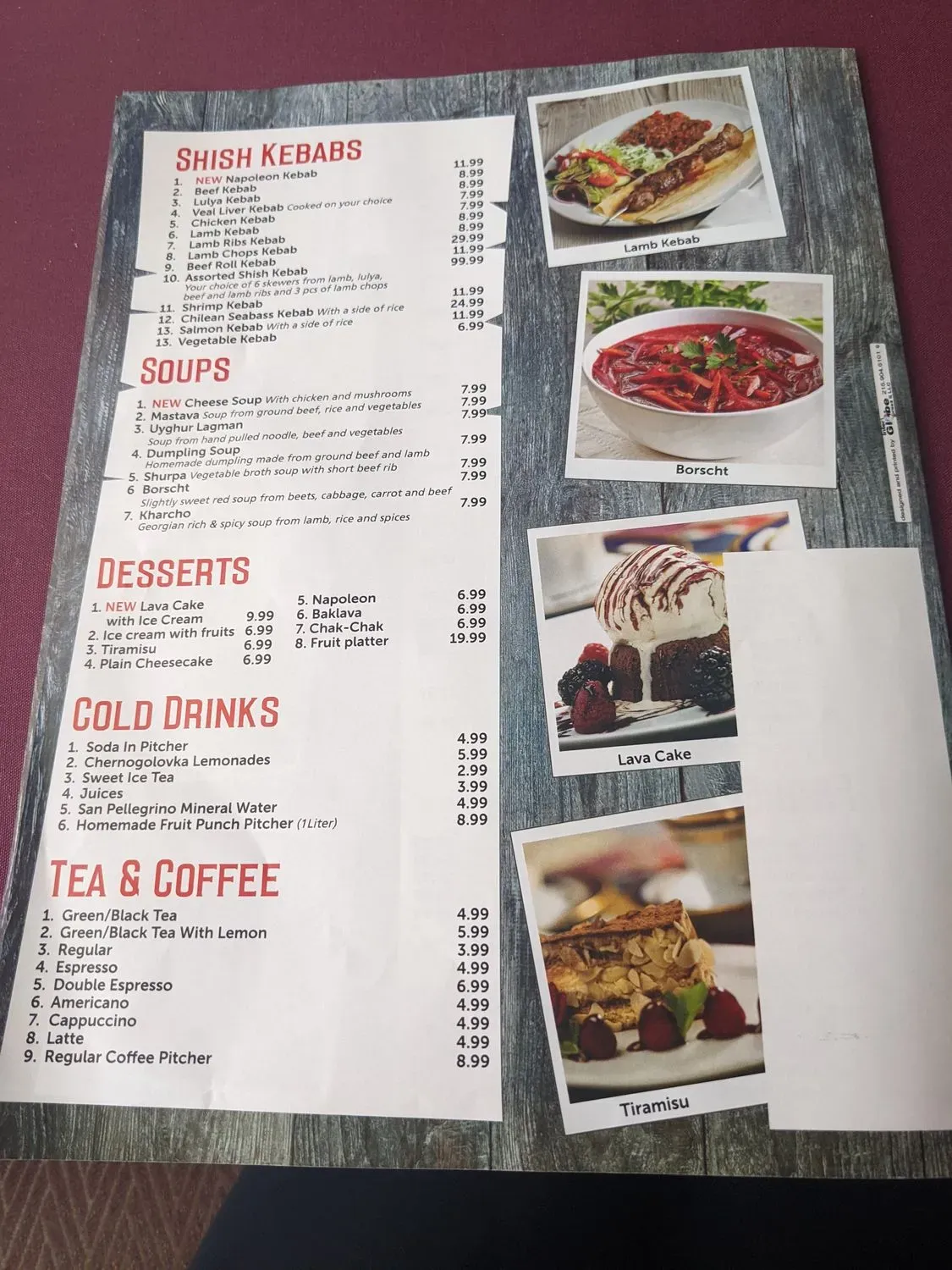 Menu 2