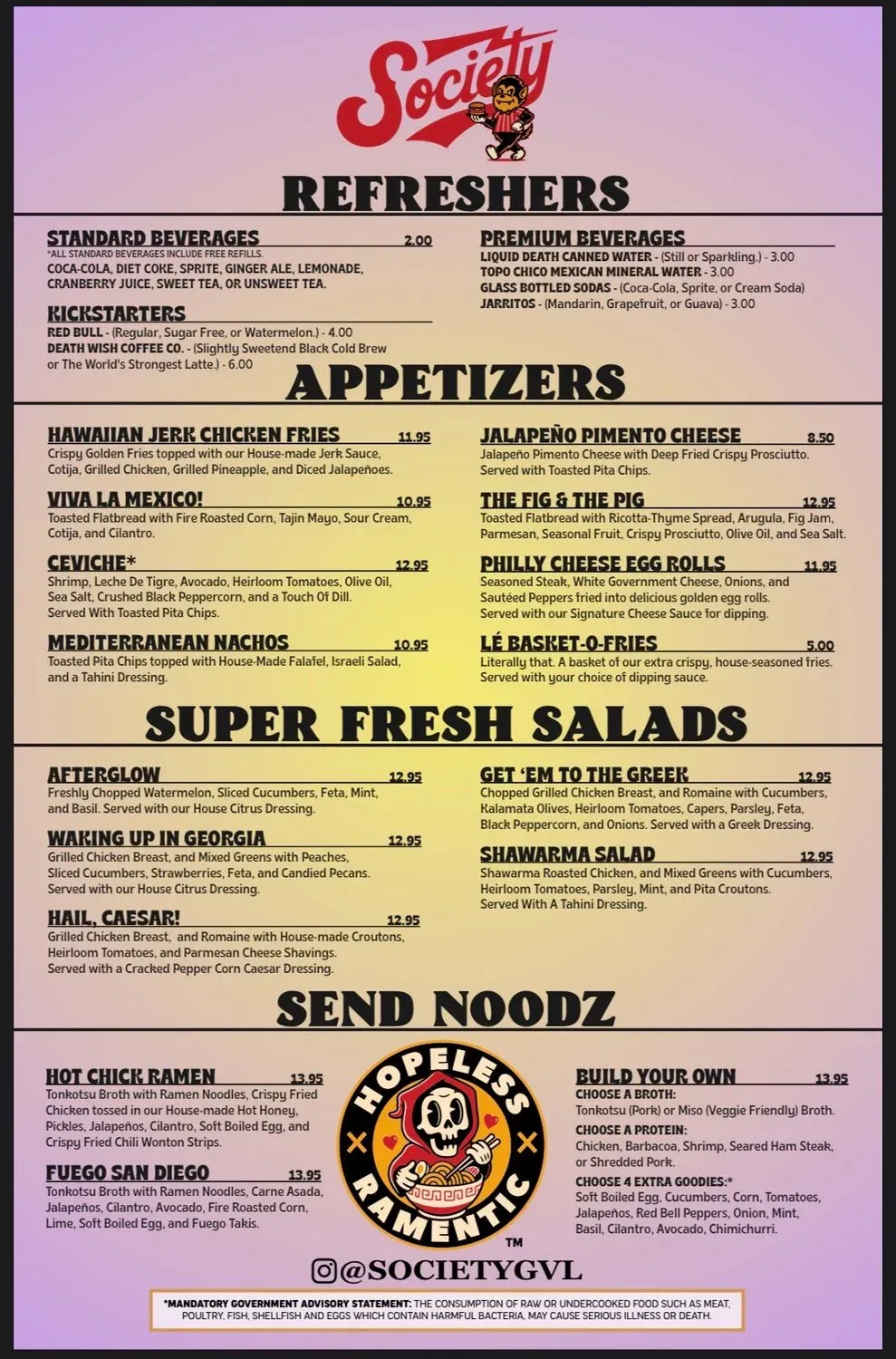 Menu 3