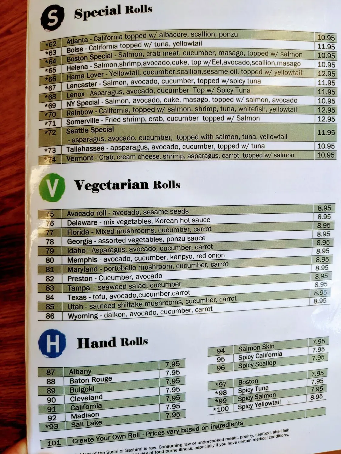 Menu 3