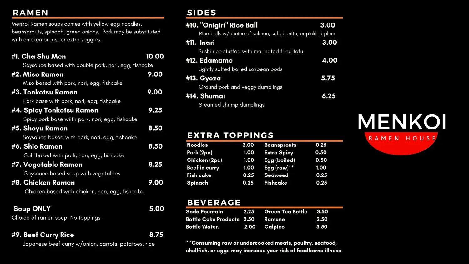 Menu 4