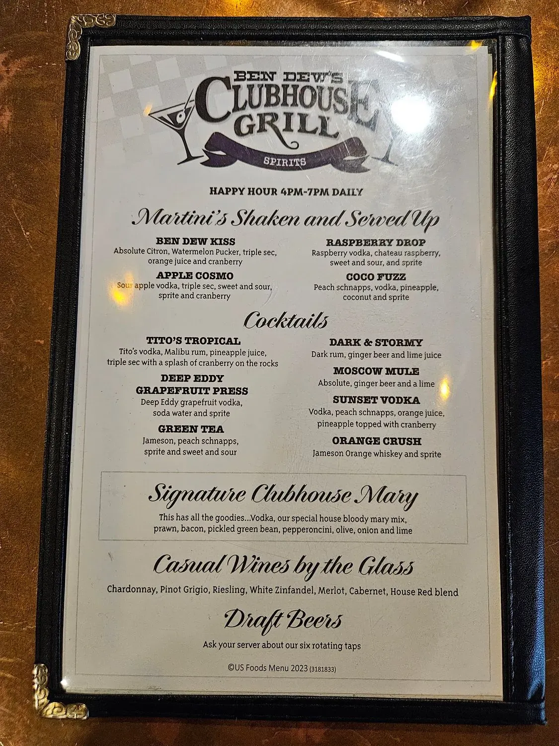 Menu 5