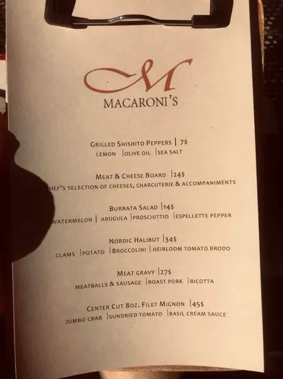 Menu 2