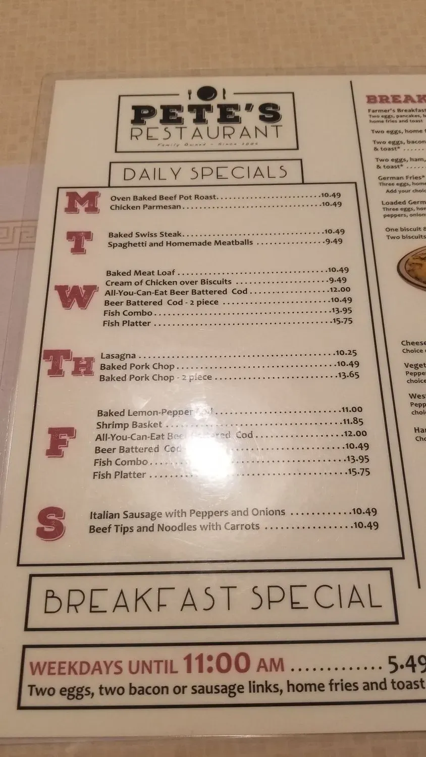 Menu 5