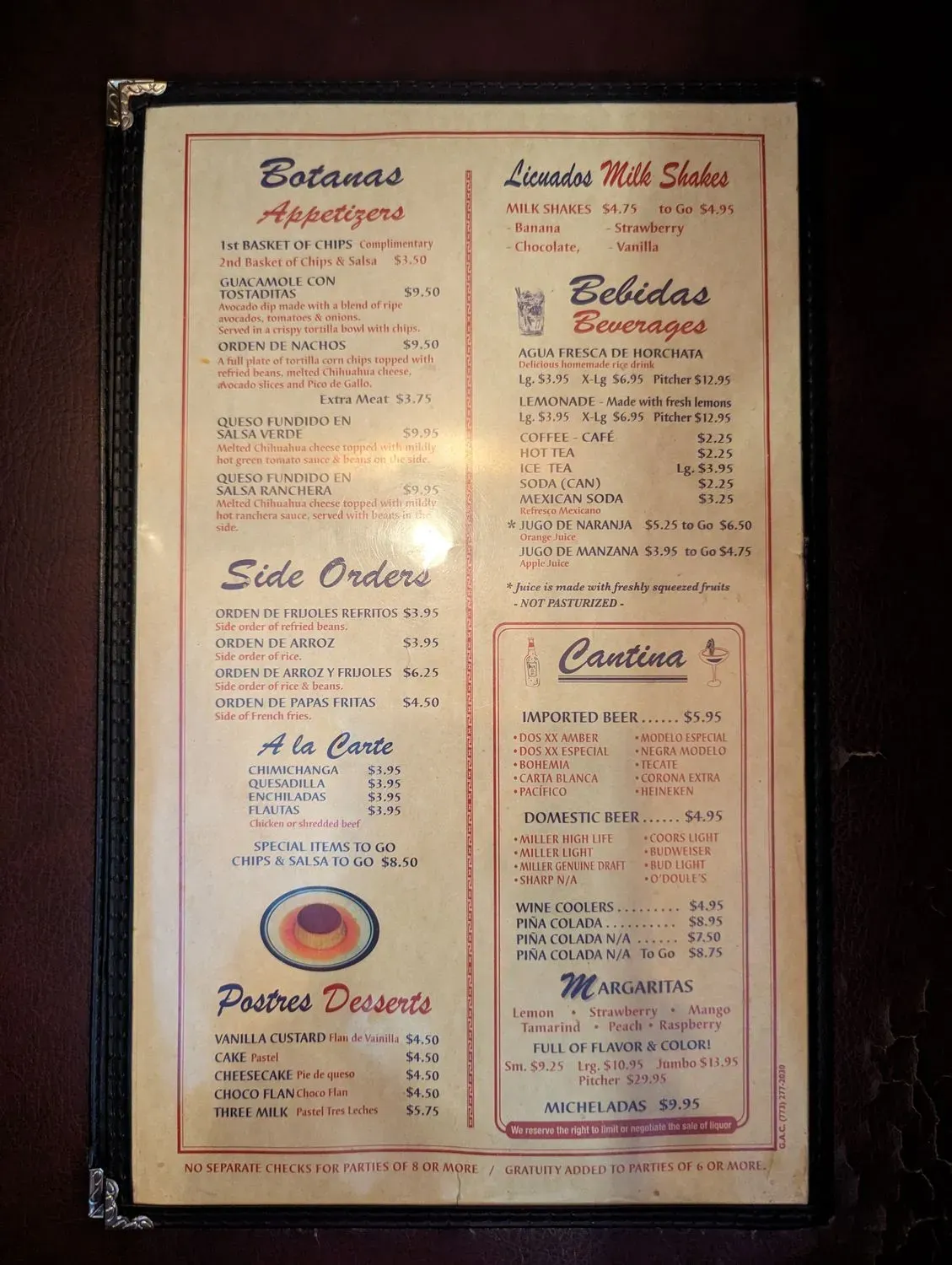 Menu 6