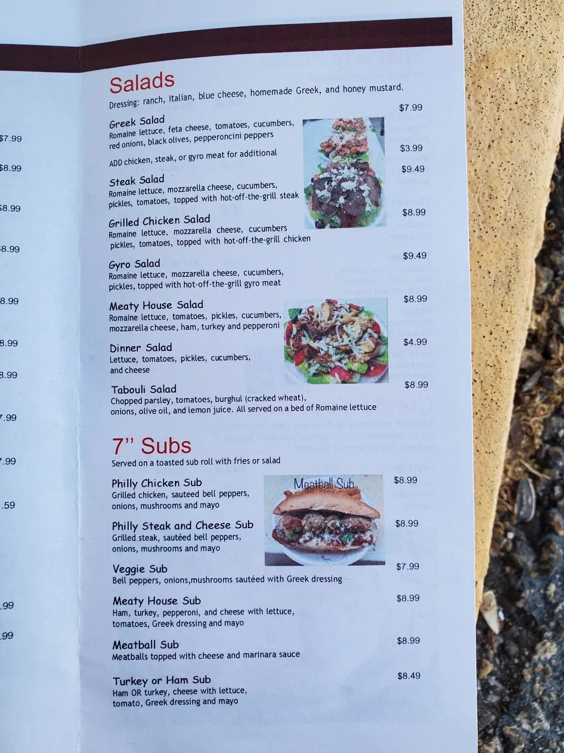 Menu 4