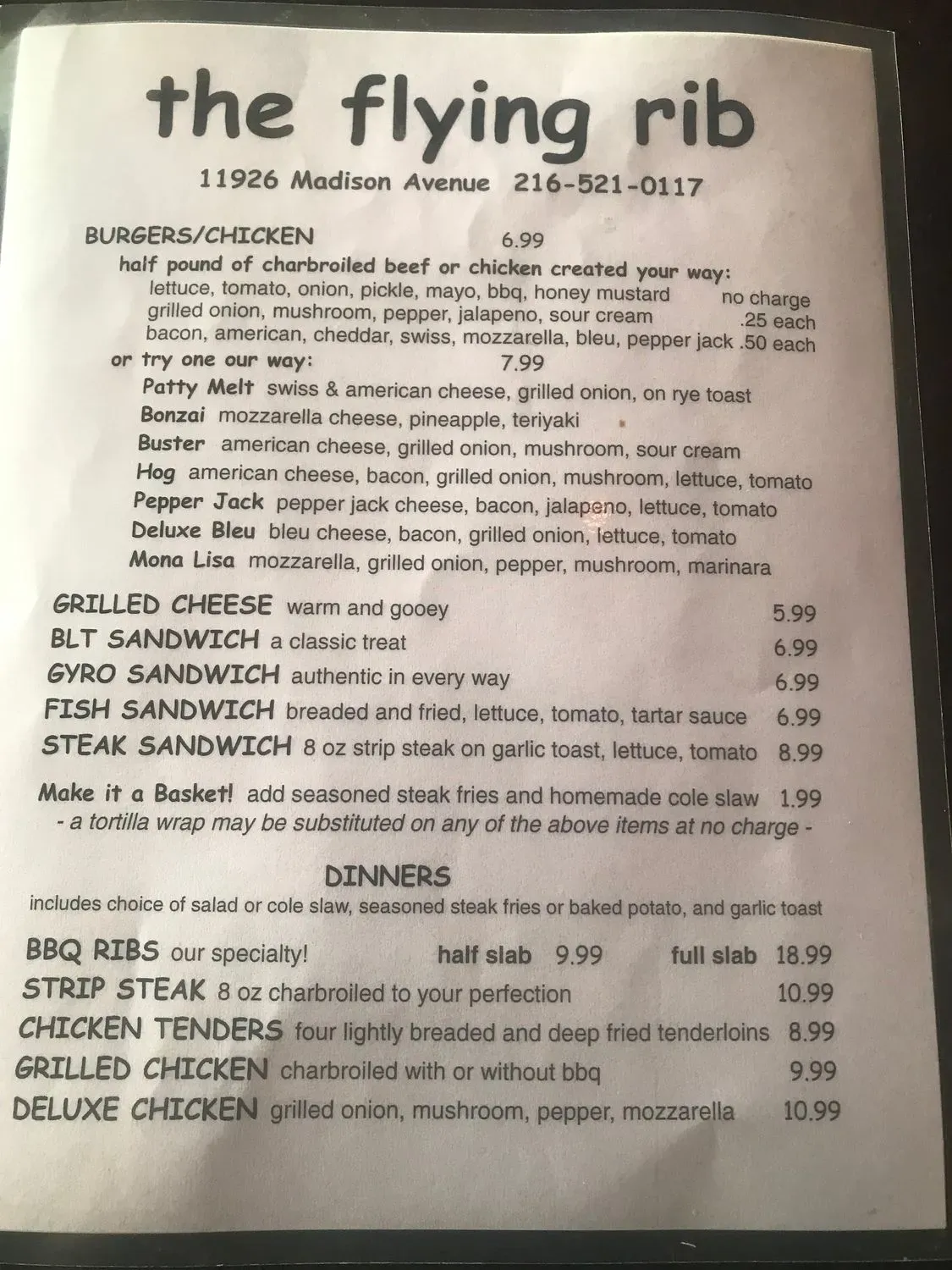 Menu 3