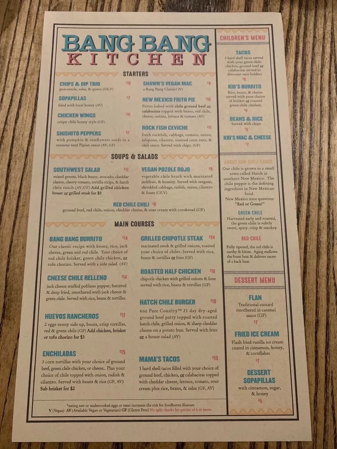 Menu 5