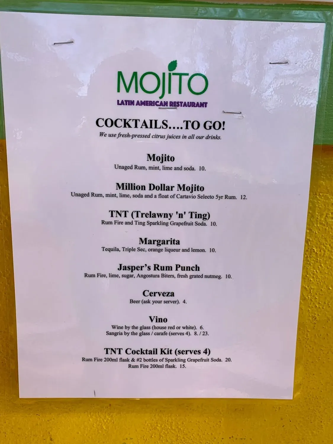 Menu 2