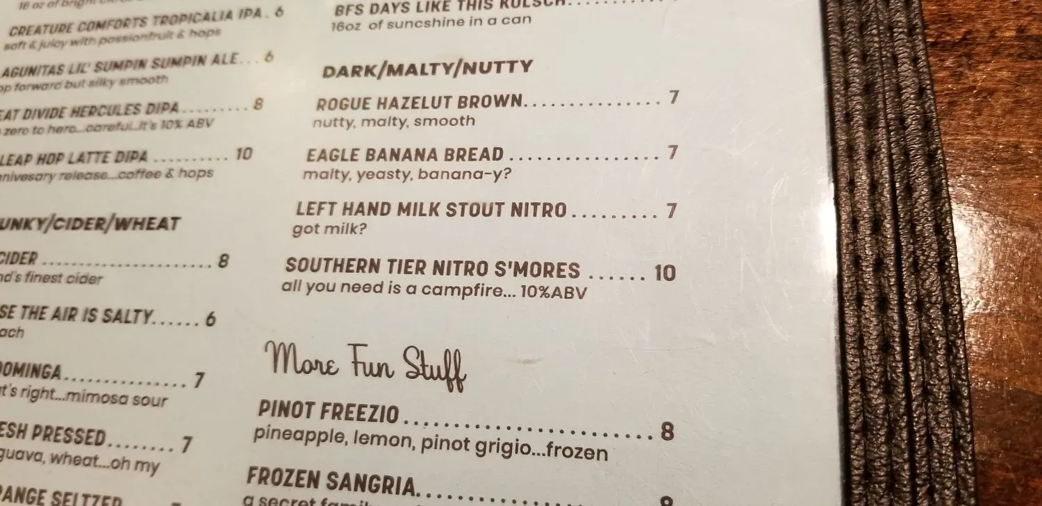 Menu 5