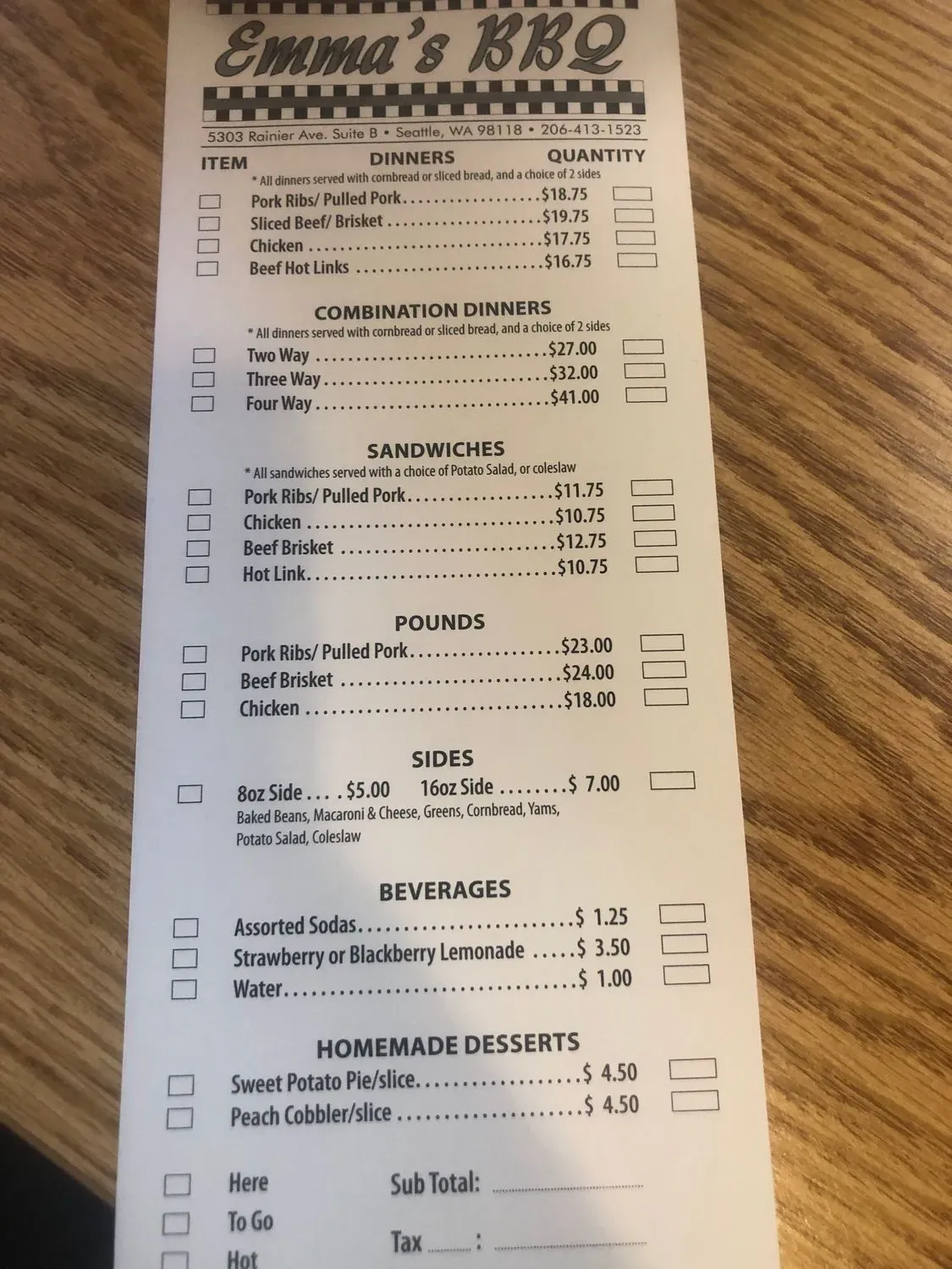 Menu 3