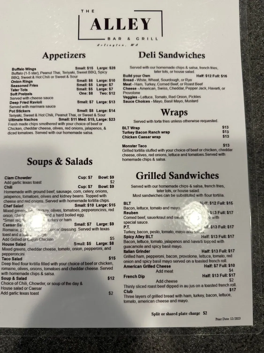 Menu 3