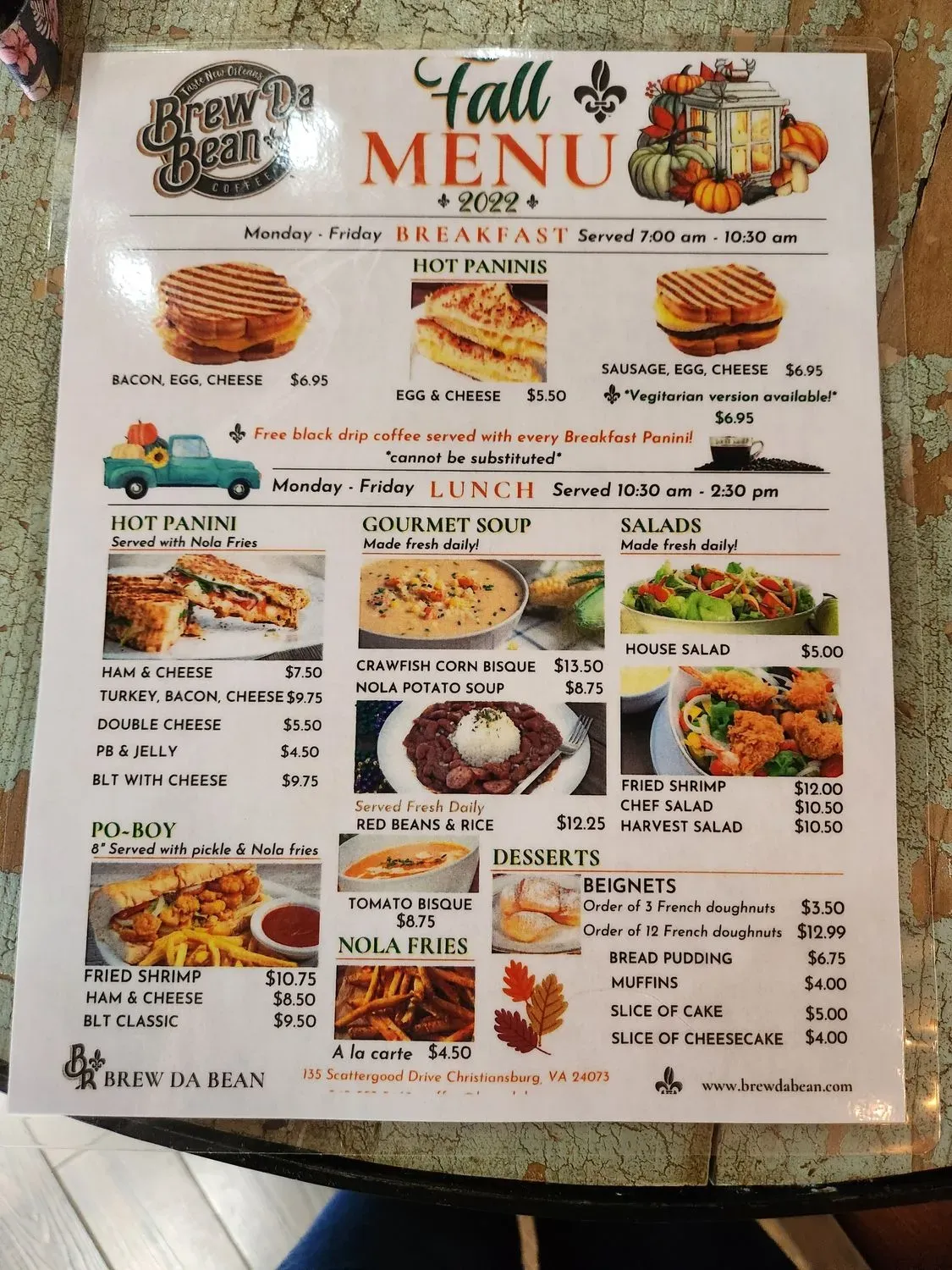 Menu 4