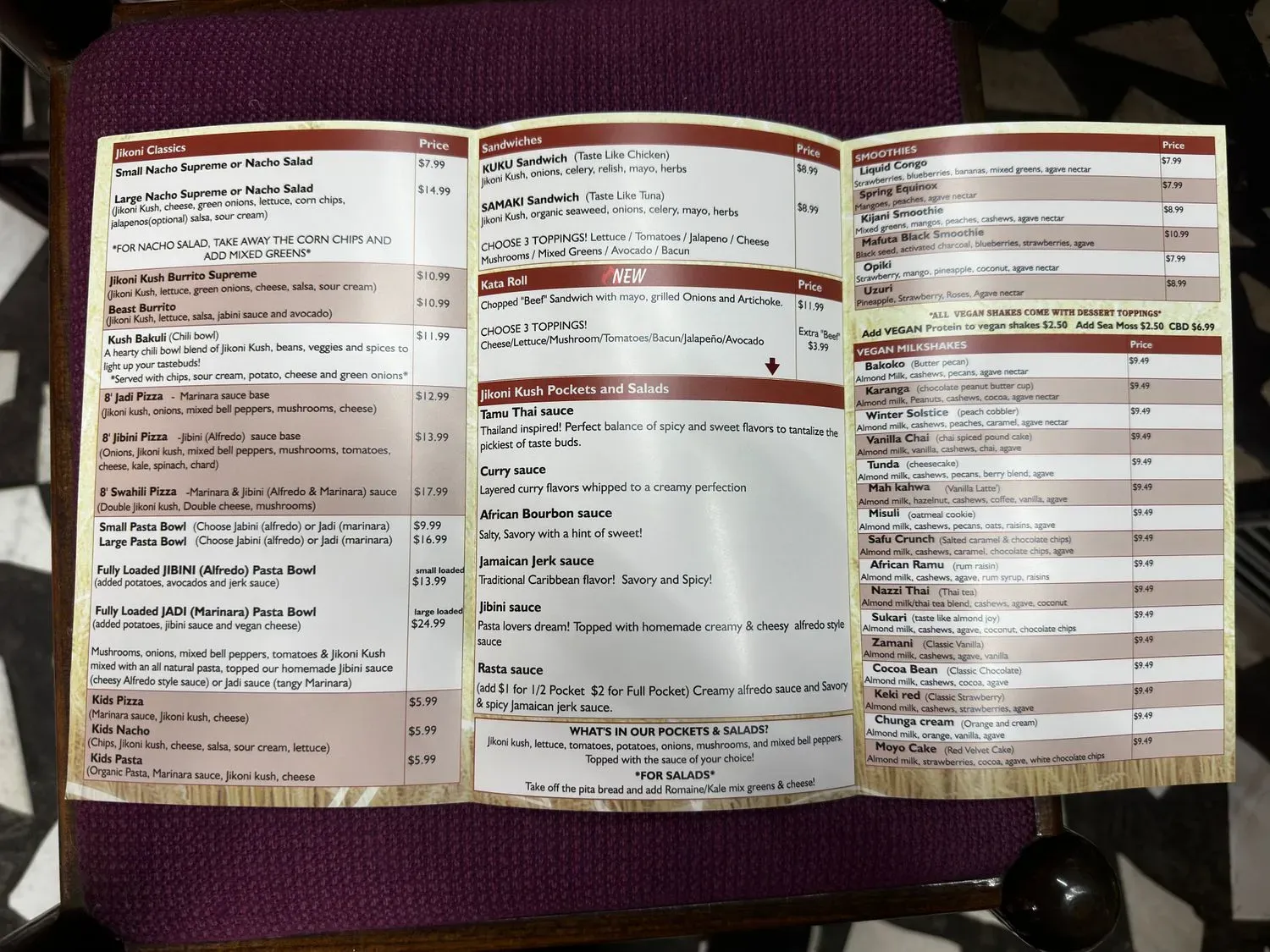 Menu 2