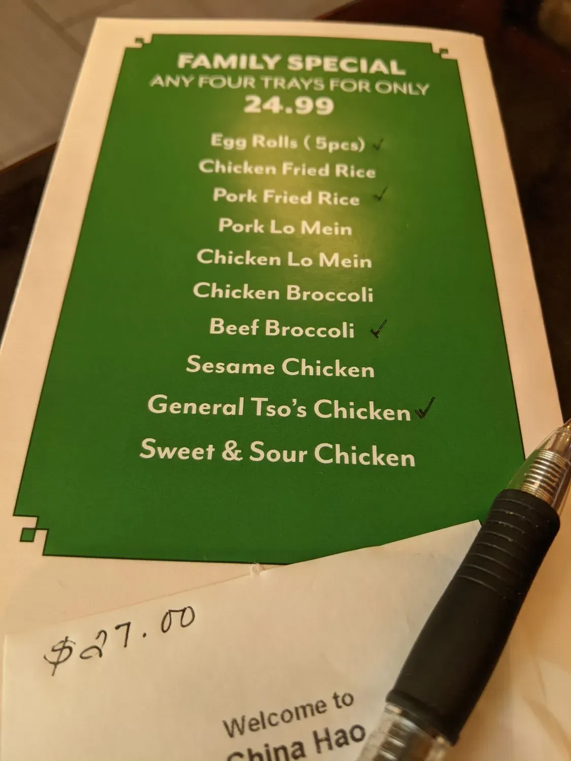 Menu 4