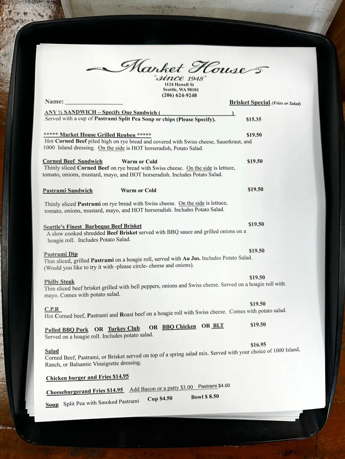 Menu 5