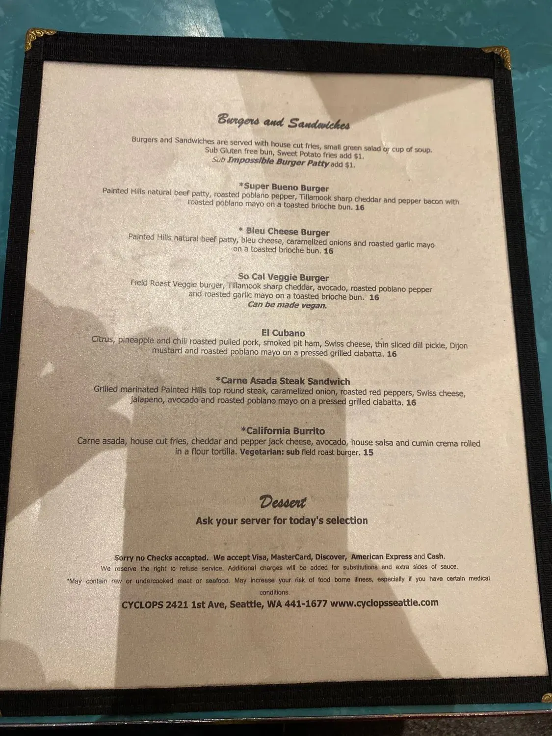 Menu 3