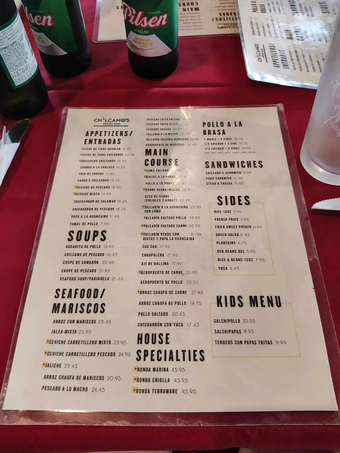 Menu 6