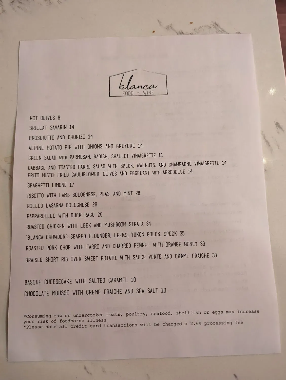 Menu 2