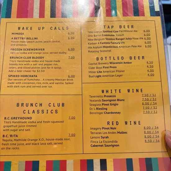 Menu 5